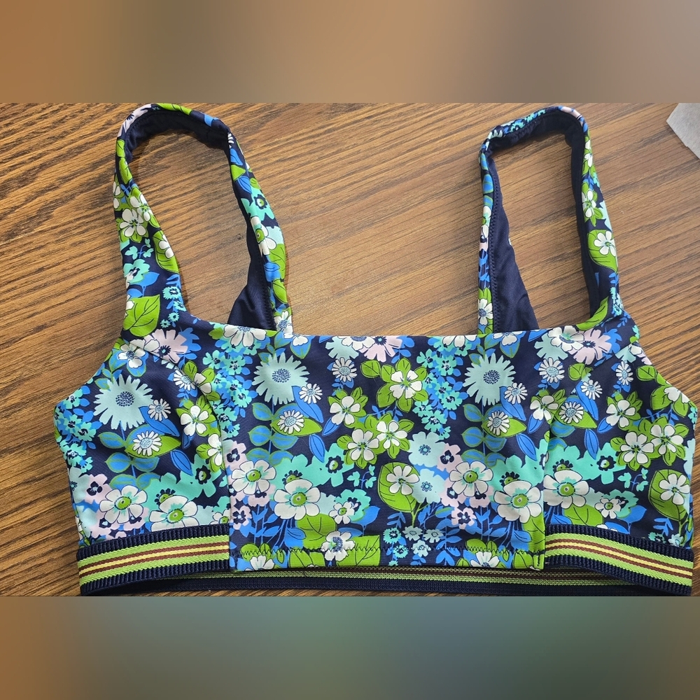AERIE FLORAL BIKINI TOP